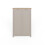 Lancaster 2 Door Shoe Cabinet Grey with Oak Top 6