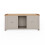Lancaster 2 Door Shoe Bench Grey with Oak Top 3