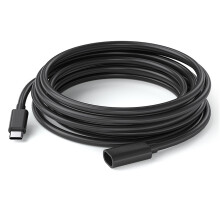 Flexibles USB-C-Stromverlängerungskabel für-Schwarz 5 Meter