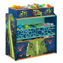 Delta Children Dinosaur Spielzeug Organizer mit 6 Fächern - Greenguard Gold Zertifiziert