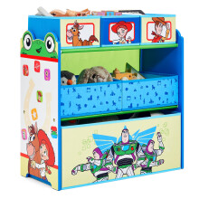 Delta Children - Toy Story 6 Bin Spielzeug Organizer - Greenguard Gold Zertifiziert, Blau