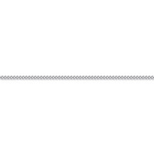 (20) Jewelco London Unisex Solid 950 Platinum Diamond Cut Curb 0.9mm Gauge Pendant Chain Necklace - PCN001A