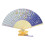 Women Handheld Silk Dance Fan Foldable Florals-Style Nine 1