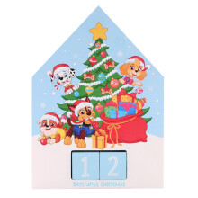 Paw Patrol Wooden Christmas Countdown Calendar