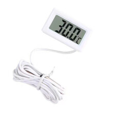 Thermometers with Probe for Fridge Aquarium Freezer-White