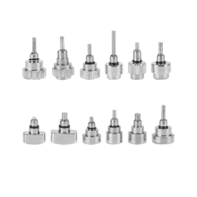 Stainless Steel Watch Push Button Assortment 12 pcs