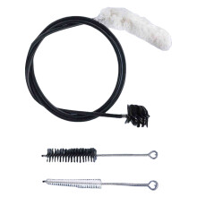 Trumpet mouthpiece and valve cleaning brush set