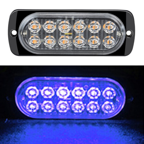 12 LED Strobe Side Light Bar for Car and Truck