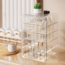 Vertical Bottle Drying Rack for Countertop - Clear, 1 Pack