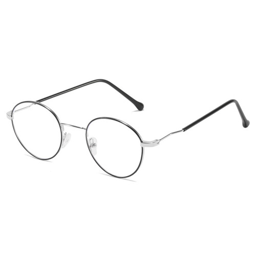 (Black Silver, Blue Light Proof) Blue Light Blocking Glasses for Women & Men