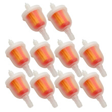 Motorcycle Plastic Inline Fuel Filter 10PCS