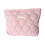 Quilted Makeup Pouch Portable Zippered Travel Organizer 2