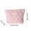 Quilted Makeup Pouch Portable Zippered Travel Organizer 3