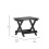 Outdoor Folding Side Table HDPE Black 2