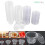 Disposable Plastic Sauce Cups with Lid 50 pcs 1