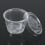 Disposable Plastic Sauce Cups with Lid 50 pcs 4