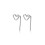 925 Sterling Silver Heart Stud Earrings Gold 1 Pair 2