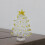 Mini Stained Glass Christmas Tree Green Hand-Blown 6