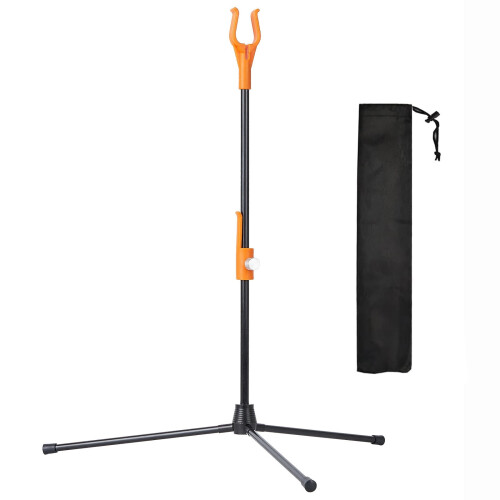 Archery Bow Stand Rack Lightweight Durable Orange 1