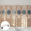Room Divider Stabilizer Feet White Wood 2 pcs 1