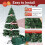 Pre-Lit Flocked Christmas Tree with LED Lights 7