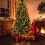 Pre-Lit Flocked Christmas Tree with LED Lights 8