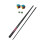 Carbon Fiber Pool Cue Stick Two-Section Portable Black 2