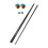 Carbon Fiber Pool Cue Stick Two-Section Portable Black 4