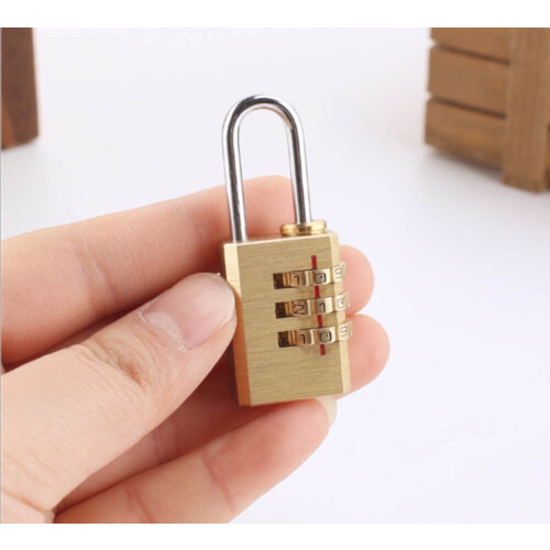 Brass Number Padlock Combination Password Lock 2 pcs