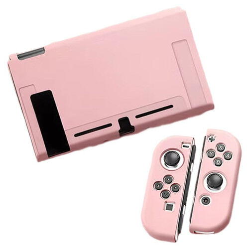 Protective Case for  OLED Console and Joy-Cons,  Can Be Inserted in Dock with Shell