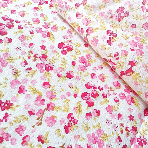 Cotton patchwork fabric squares red series 50x50cm 2