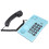Desktop Landline Telephone Blue Corded Office Home 3