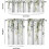 Leaf Kitchen Curtains Farmhouse Green 3-Piece Set 6