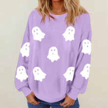 Halloween sweater soft long sleeve loose fit autumn winter