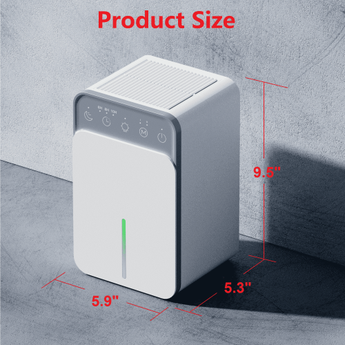Dehumidifier for Home 51 oz 1000 sq ft Quiet Auto Shut Off 1