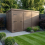 11x5 Pent Composite Shed Tanalised (Single Door, No Windows) 1