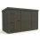 11x5 Pent Composite Shed Tanalised (Single Door, No Windows) 2