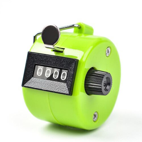 Handheld Tally Counter 4-Digit Mechanical Clicker 1