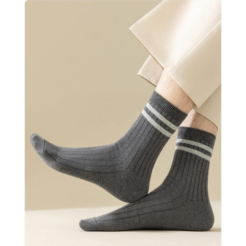 Men's Athletic Cotton Ankle Socks 5-Pack 1