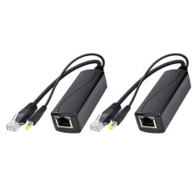 2X PS5712TG Gigabit Power Over Ethernet Splitter 10/100/1000Mpbs RJ45 Support IEEE802.3 Af/At(30W) PoE Splitter