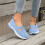Women's Loafers Slip-On Light Blue Size 36 4