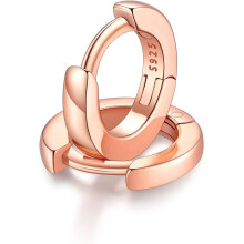 Sterling Silver Huggie Hoop Earrings for Women 6-20mm