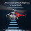 6CH 1/33 Scale Bell 206 Model Helicopter with Propeller and 5