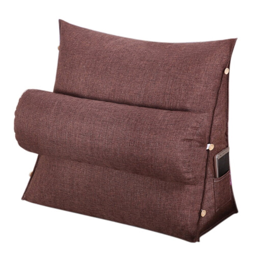 Ame Triangular Cotton Cushion Wedge Pillow for Back Neck