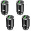 USB Car Charger Adapter for iPhone and Android 4 Pack 1