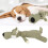 Pineapple Plush Squeaky Wolf Dog Toy for Small Medium Breeds 3