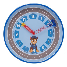 Paw Patrol Chase Wall Clock 10" Blue