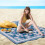 Picnic Blanket Waterproof Sandproof 80x80 Inch 3-Layer 4