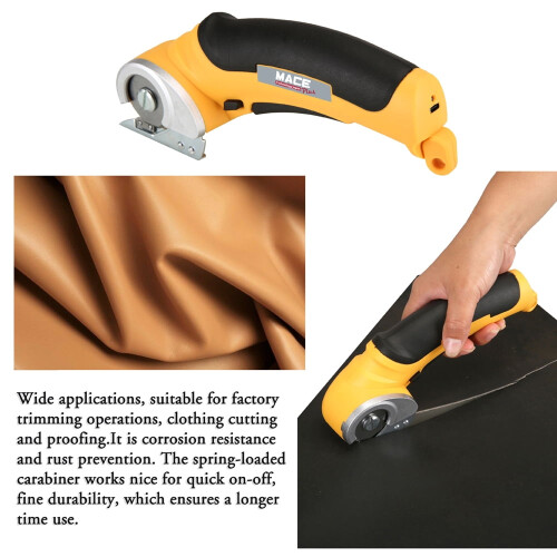 Handheld Electric Fabric Cutter Brush Motor 1pc 2