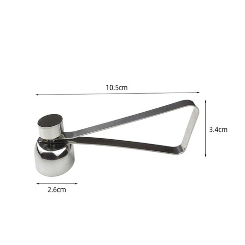 Stainless Steel Egg Shell Opener Tool with Ergonomic Design